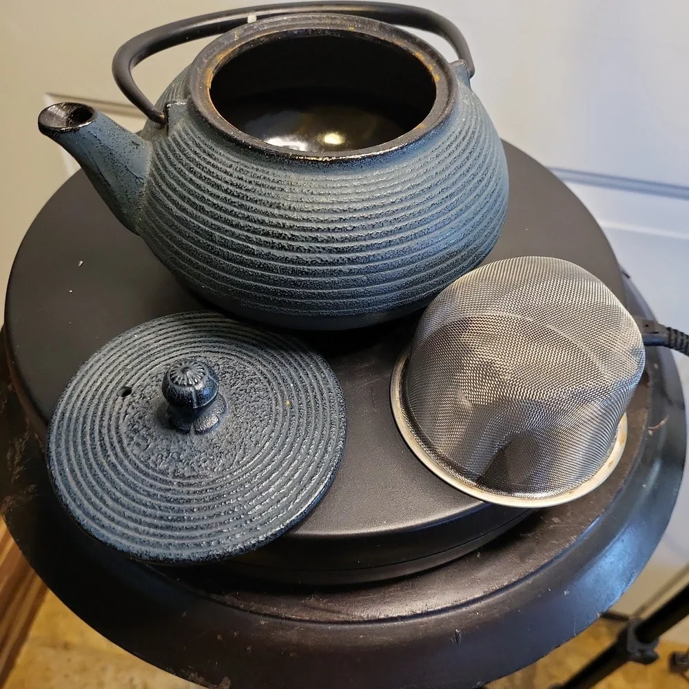 Vintage Japanese Cast Iron Tea Kettle Teapot